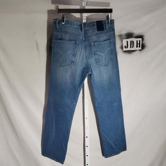 Calvin Klein 78/Blue label Straight Cut Jeans Sz 32w - Picture 4 of 16